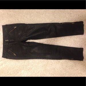 Free People "vegan leather" pants.